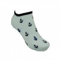 Ανδρικές κάλτσες αστραγάλου σχέδιο άγκυρα