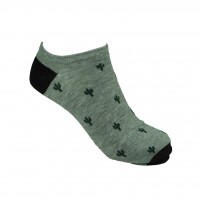 Ανδρικές κάλτσες αστραγάλου σχέδιο cactus