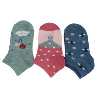 Παιδικές κάλτσες αστραγάλου για κορίτσι σχέδιο 1